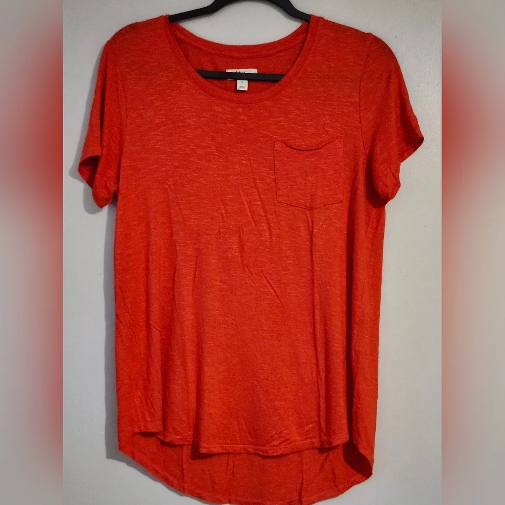 Style & Co. Orange Short Sleeve T-Shirt - Picture 6 of 7